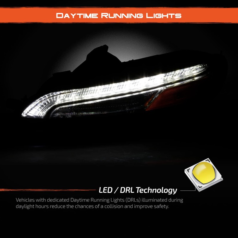 AKKON - Fits 2014-2018 JEEP Cherokee LED DRL [Light Bar]