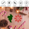 RTRTGS 24 Pieces Christmas Stencils Template Reusable Plastic Craft Painting