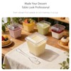 100 PCS 5OZ Clear Dessert Cups with 100 Lids and