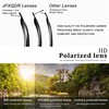 JFXQDR Polarized Sunglasses for Men and Women, XL Square Sun