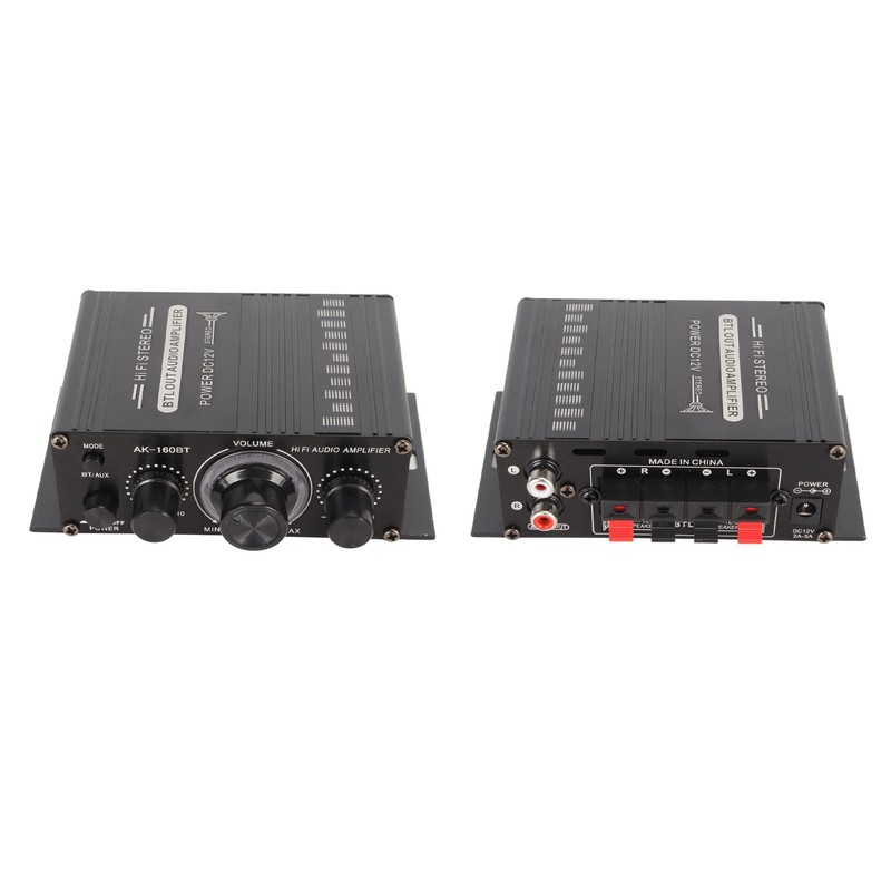 Bluetooth 5.0 Power Amplifier Clear Sound Quality Aluminium Alloy 20Hz