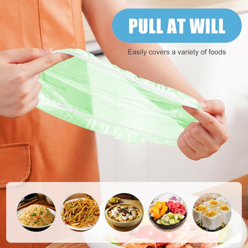 IWILCS Plastic Food Cover, Pack of 60 Bowls, Cups Covers,