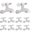 OBTANIM 8 Pack Hinge Pin Door Stopper Heavy Duty Metal