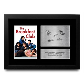 HWC Trading FR A4 Molly Ringwald, Emilio Estevez The Breakfast Club Gifts Printed Signed Autograph Picture for Movie Memorabilia Fans - A4 Framed