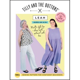 Tilly and the Buttons Leah Top + Dress Sewing Pattern UK 6-34