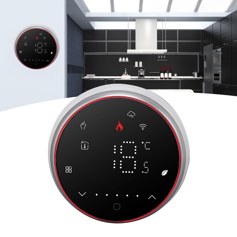 Smart Thermostats, Wireless WiFi Thermostat LED Display PC and ABS