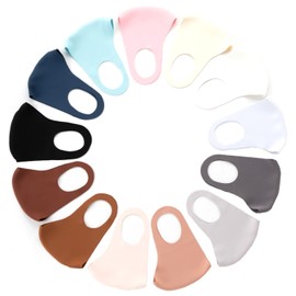 ANDERUI Mask, Smooth Unisex, Fit, Ear Pain, Easy to Breathe, Stretchy, 3D Structure, Washable, Reusable for Kids (S, SM, M, L, 4 Sizes) (Dark Gray, Medium 3 Pack)