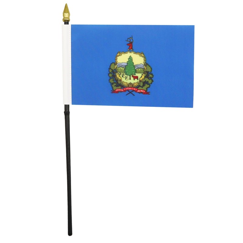Vermont Table Flag 4'' x 6'' - US state of