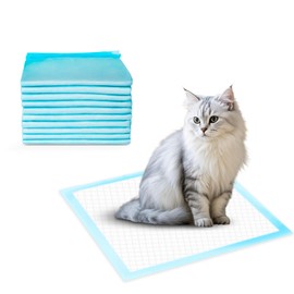 Cat Litter Pee Pads 10 Count, 35.4” L x 23.6” W Pad Refills for XXL(28” L x 20” W) Cat Litter Box and Most Other Litter Boxs, Odor Control, Super Absorbent Leak-Proof