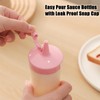 Qiuhome Condiment Squeeze Bottles Sauces Ketchup Bottles Squeeze Bottles Liquids,