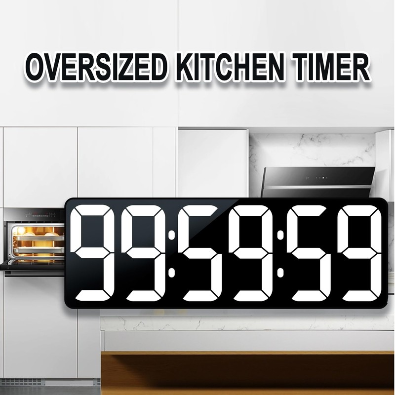 TXL 17.2" Large Digital Timer Clock, Countdown Timer for Classroom