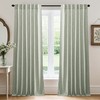 RYB HOME Linen Sheer Curtains and Drapes for Living Room