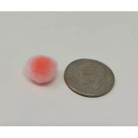Conso 250 pcs Bulk 5/16" Inch 8mm Pink Craft Pom Poms Acrylic VTG Conso Made in USA
