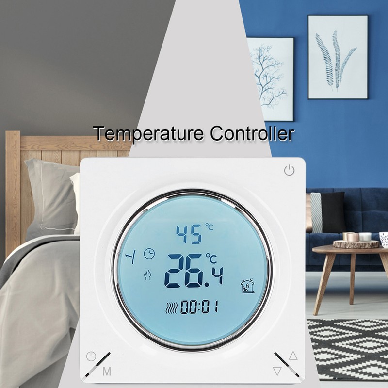 Thermostat NTC Thermistor LCD Screen High Accuracy Intelligent Control Flushbonading