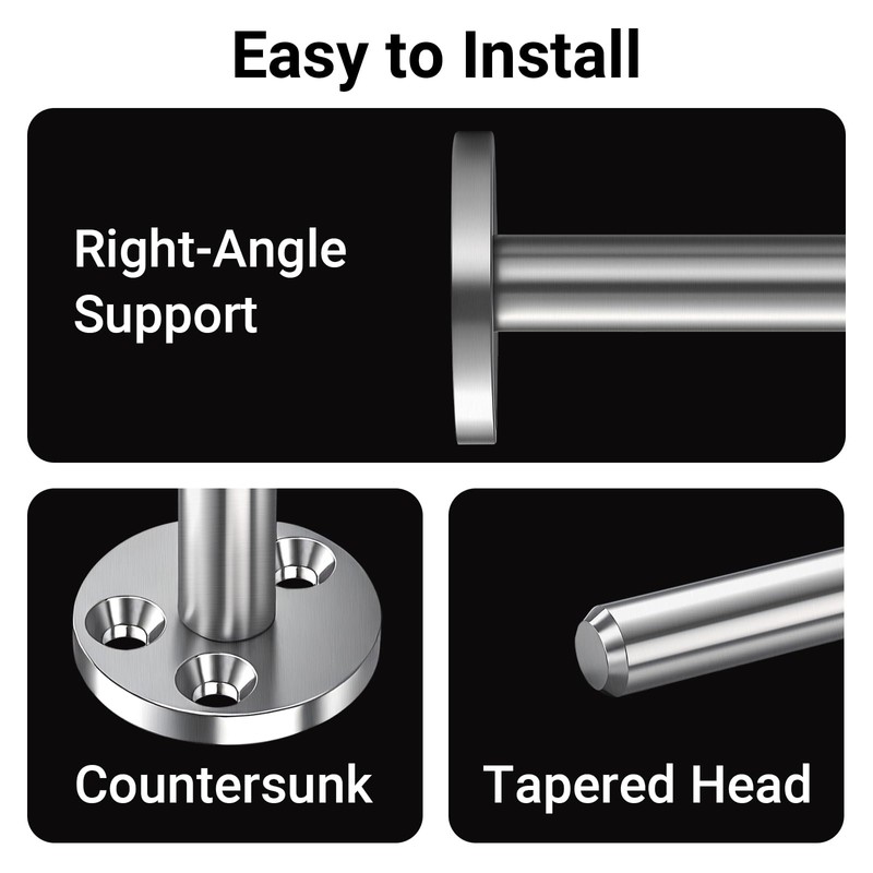 Stainless Steel Hidden Floating Shelf Bracket Heavy Duty Blind Shelf