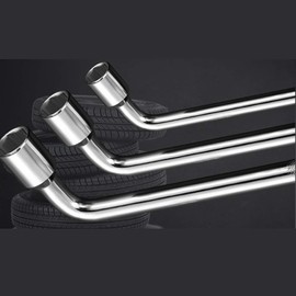 L Type Wheel Nut Wrench Replacement Lug Wrench Chrome Vanadium Steel Hex Sockets Spanner for Car, Truck Tire Wheels Repair