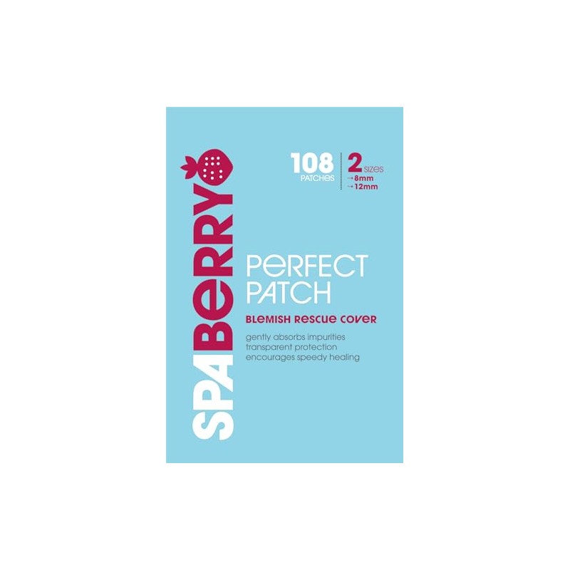 SPABERRY Perfect Patch, Blemish Rescue Cover, 108 Patches