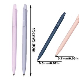 TopHomer 6PCS 2 Models Optional Morandi Triangle Bar Activity Pencils Mechanical Pencil Set Aesthetic Artist Retractable for Drawing Writing Sketching Journaling Marking Signing(0.5mm)