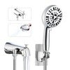 Metal Tub Spout with Diverter,10 Settings Hand Held Shower,Bathtub Faucet