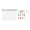 Sublimation Cosmetic Bag Blanks Set DIY Thermal Transfer Blank Cosmetic