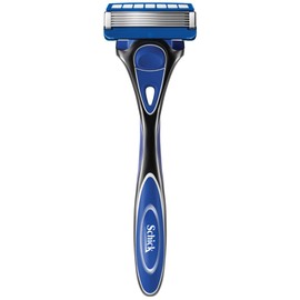 Schick - Hydro 5 Kit for Men |1 Handle with 1 Refill| Hydrating Gel Pools | Protection from Irritation | 5 Blade Cartridge with Skin Guards