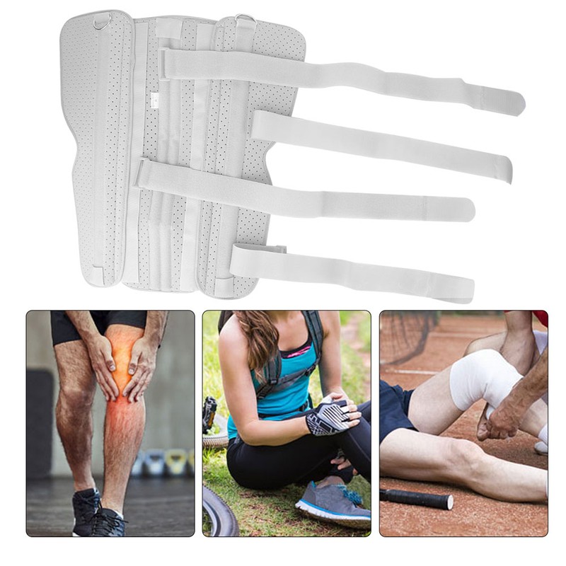 Breathable Knee Brace Adjustable Knee Support Protector Stabilizer (M with