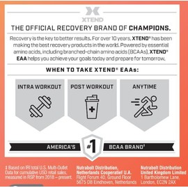 XTEND EAAs 40 servings for Hydration and Fitness Performance | Hydrate, Repair, Recover | 9 Essential Amino Acids + Added Electrolytes | Tropical