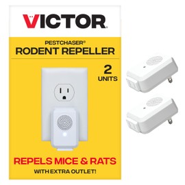 Victor M752PS PestChaser Rodent Repellent with Nightlight & Extra Outlet