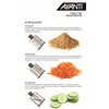 Avanti Table Top Drum Grater with 3 Blades and Powerful