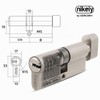 GERCAR Pro Knob Cylinder 35/35 Solid Lock with Knob Cylinder