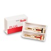 Teufel Banana Plugs C8502P Pair for Speakers – Gold, Black/Red