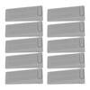 10pcs Door Stoppers Overlapping Grey Elastic Thick Noise Elimination TPR