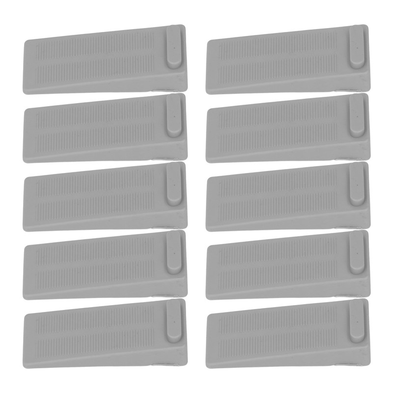 10pcs Door Stoppers Overlapping Grey Elastic Thick Noise Elimination TPR