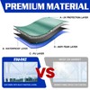 FANPAT 3Pcs Clear Canopy Sidewalls for 10x10 Pop Up Tent,