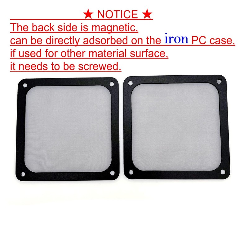 JZK 2pcs 120mm x 120mm Air Vent Grille Dust Filter