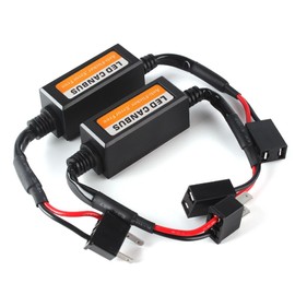 H7 LED Headlight Decoder CAN-BUS EMC Warning Canceller Capacitor Anti-flicker Resistor harness