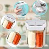 LSRVNM 3 Pieces 5 in 1 Spice Jars Seasoning Box,