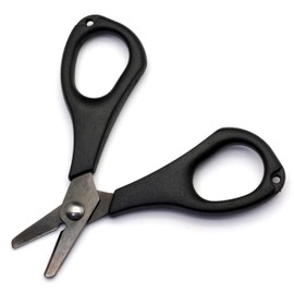 TUNUKE FTC01 PE Line Cutter, Scissors, Fishing, Heavy Duty Titanium Coated, Knurled Blade, Round Tip, Scissors