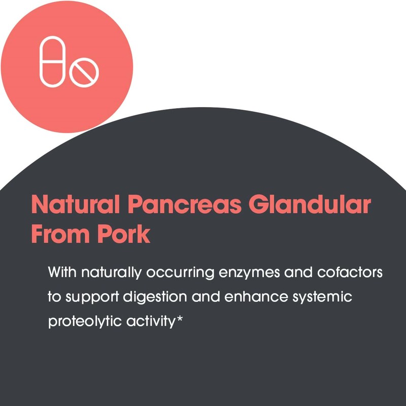 Allergy Research Group Pancreas Pork Supplement - Pancreas Natural Glandular,