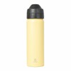 EcoCocoon Stainless Steel Water Bottle 600ml, Silver