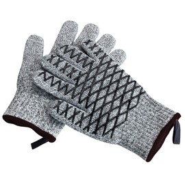 Maximex Mens Size Heat & Cut Protection Gloves - Black
