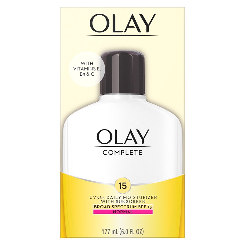 Olay Complete Lotion Moisturizer with SPF 15 Normal, 6.0 fl