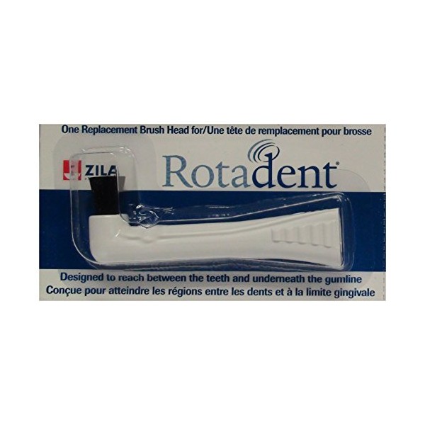 RotaDent Legacy/Classic Brush Heads Flat Hollow Tip
