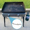 Griddle Burner Valve with Igniter Port and Gas Pipe for