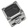Nail Drill Bit Holder Case 25 Holes Transparent Flip Cover