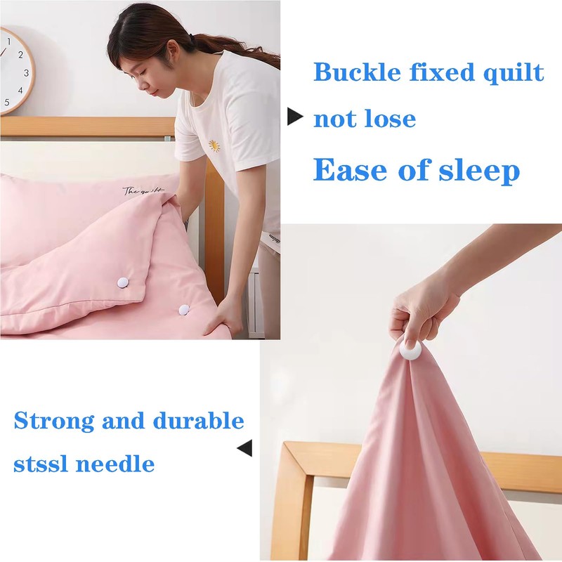 30 Pcs Duvet Clips, Comforter and Curtain Pins - Use