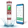 Ehomfy PH Meter Bluetooth 4 in 1 PH Value Meter