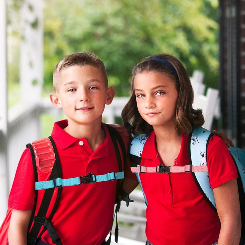 AZWOOD Backpack Adjustable Chest Strap, Pack of 2 Chest Straps