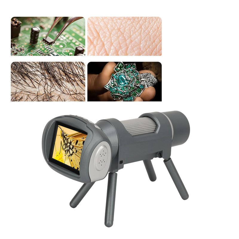 2 In Screen Kids Digital Microscope with 8 LED Lights