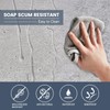 Aeici Anti-Mould Shower Curtain 180 x 180 cm Transparent EVA